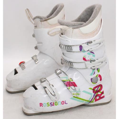 Rossignol Fun Girl 4 Junior Ski Boots - Size 7.5 / Mondo 25.5 Used