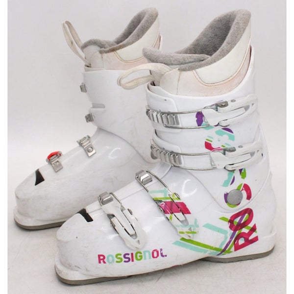 Rossignol Fun Girl 4 Junior Ski Boots - Size 7.5 / Mondo 25.5 Used