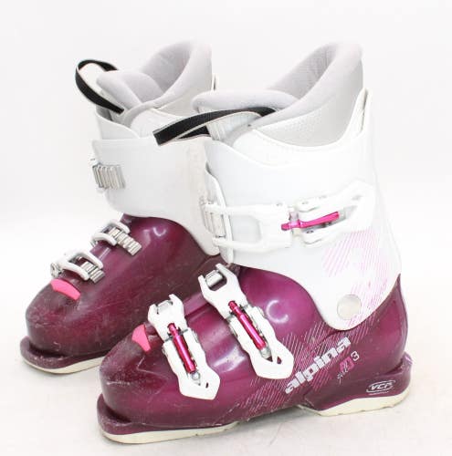 Alpina girl AJ3 Junior Ski Boots - Size 4.5 / Mondo 22.5 Used