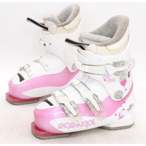 Rossignol Fun Girl Kids Ski Boots - Size 12 / Mondo 18 Used