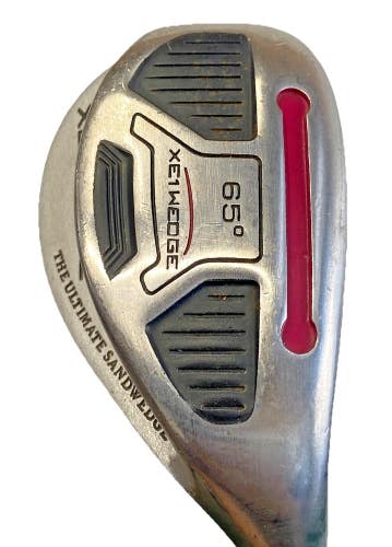 Xe1 The Ultimate Sand Wedge 65 Lob Wedge RH Stiff Steel 35" New Jumbo Grip Nice