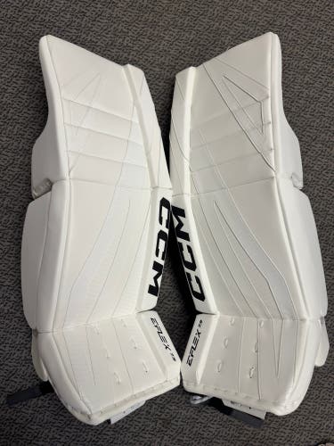 34" CCM EFLEX 7.9 34” +1” Goalie Leg Pads (New)