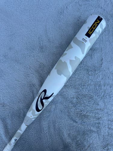 2025 Rawlings Icon Composite Bat USSSA Certified (-8) Composite 24 oz 32" (Used)