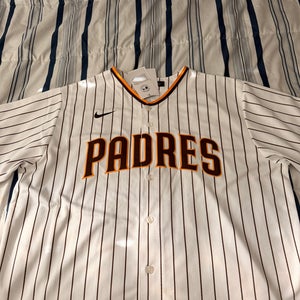 White Padres MANNY MACHADO 13 XL Men's Nike Jersey (New)