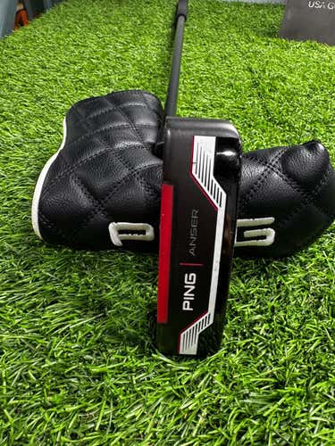 PING - ANSER 2021 - PUTTER - Black Dot - Graphite - RH - 34'' + COVER