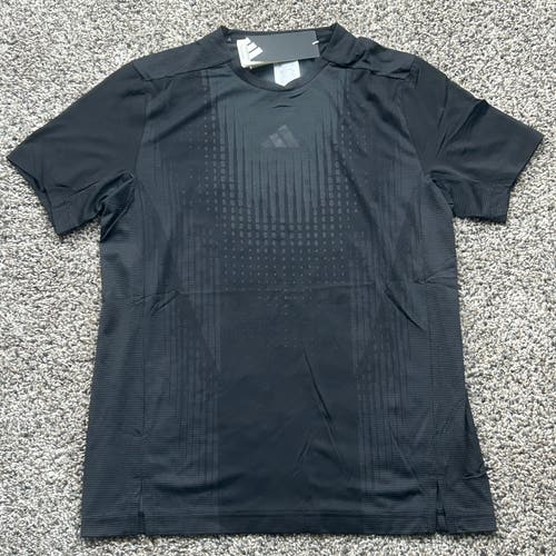 Adidas Air Chill Climacool+ T Shirt Running Training Black Mens Medium JI8196