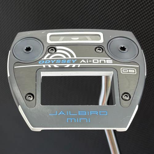ODYSSEY AI-ONE JAILBIRD MINI DB PUTTER (34") + HEADCOVER