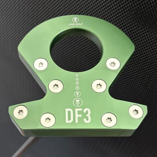 L.A.B. DF3 GREEN PUTTER (34") + HEADCOVER