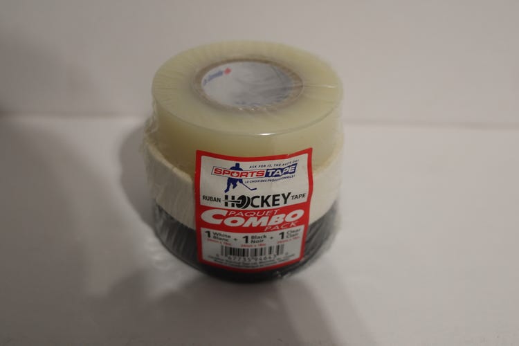 Sportstape COMBO Pack 1 Clear 1 White 1 Black