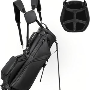 NEW Mizuno Pro 5-Way Black Stand Golf Bag