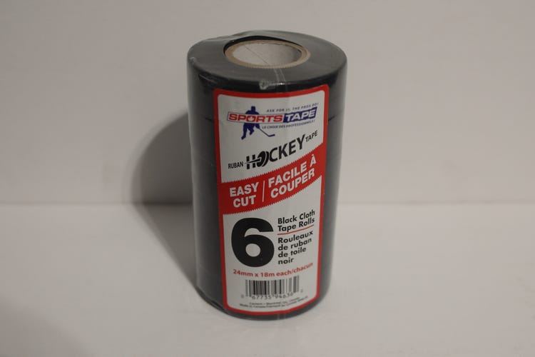 Sportstape 6 PACK BLACK