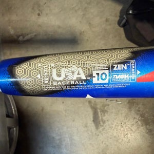 2025 DeMarini CF Zen Composite USABat Certified Bat (-10) 21 oz 31" (Used)