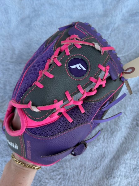 Purple Franklin Meshtek Series RH Baseball Glove 9.5" (Used)