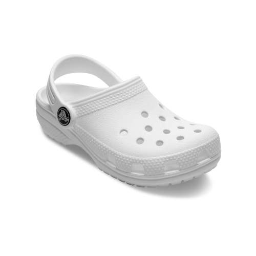 Crocs Classic 206991-100 Clogs Kids 13 White Comfort Slip On Casual Shoes DAB42