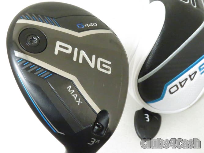 PING G440 MAX Fairway 19 5 Wood Mitsubishi Tensei AV 75 Orange Stiff+Cover MINT