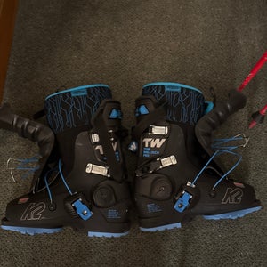 26.5 Men's K2 Revolve Park Ski Boots 100 Flex (Used)