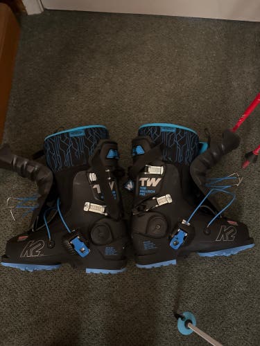 26.5 Men's K2 Revolve Park Ski Boots 100 Flex (Used)