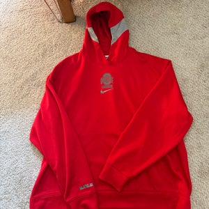 Red Men's XL Nike Sweatshirt (Used)