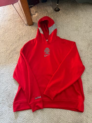 Red Men's XL Nike Sweatshirt (Used)