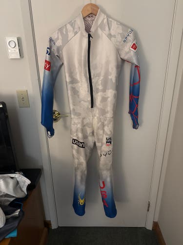 Unisex Medium Spyder U.S. Ski Team Ski Suit (Used) FIS Legal