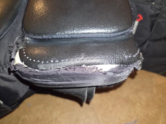 Used True 12.2 Black Senior 34" +2 Goalie Leg Pads