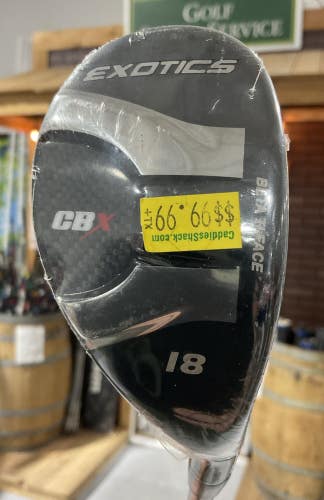 Tour Edge EXOTICS CBX 18° #2 Hybrid MATRIX OZIK HK6.1 Extra Stiff Flex Graphite