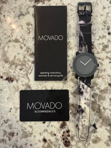 Movado Bold × Chris Benz Limited Edition Watch • 11314148 • Ref MB.01.1.292 • Full Set