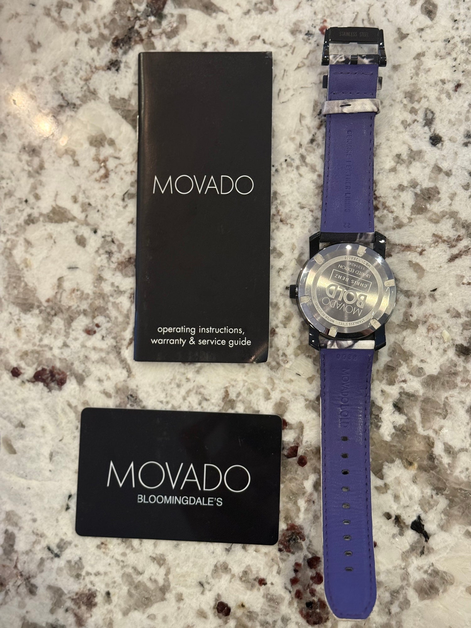 Movado Bold × Chris Benz Limited Edition Watch • 11314148 