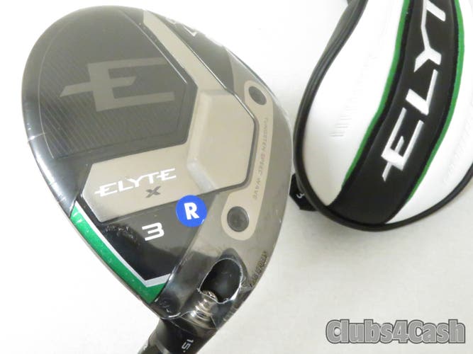 Callaway Elyte X Fairway 15° 3 Wood Mitsubishi Vanquish 5 Regular +Cover  NEW