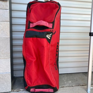 Red Easton Catcher's Bag 34”x14”x10” (Used)