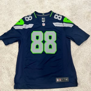 Blue Large Men's Nike IIHF PRO STOCK Jersey (Used)