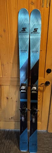 Men's 2023 Stockli 184 cm All Mountain Stormrider SR 95 Skis With Bindings Max Din 13 (Used)