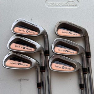 Taylormade Firesole Iron Set 4-9 Rifle R-80 Regular Flex Standard NICE