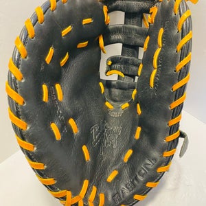 Easton Black Magic BMX-3BFR Catcher's Mitt Baseball Glove Black Orange LHT