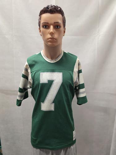 Vintage Ron Jaworski Eagles Pro Action Medalist Sand Knit Jersey S NFL
