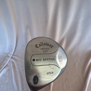 Unisex Callaway Big Bertha Left Hand Driver Regular Flex 10 Loft (Used)