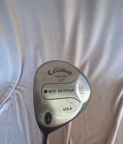 Unisex Callaway Big Bertha Left Hand Driver Regular Flex 10 Loft (Used)