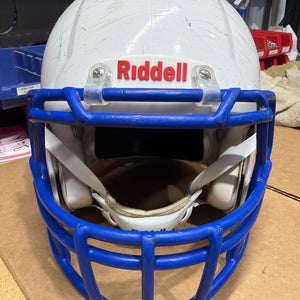 USED RIDDELL SPEED ADULT HELMET - LARGE - WHITE