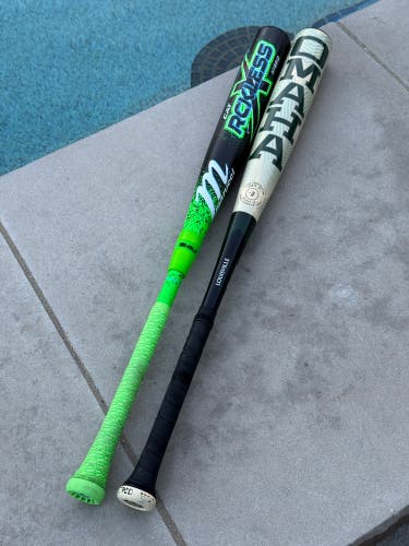 Marucci Rckless Hybrid Bat AND Louisville Slugger Omaha
