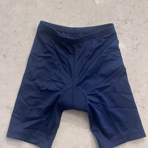 Blue Unisex XL Youth padded cycling shorts (Used)