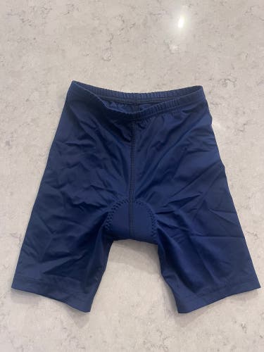 Blue Unisex XL Youth padded cycling shorts (Used)
