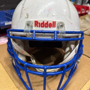 USED RIDDELL SPEED ADULT HELMET - LARGE - WHITE