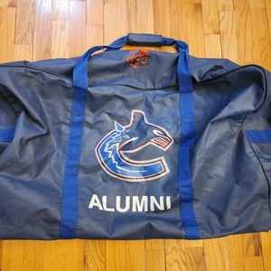 Vancouver Canucks Alumni Pro Stock Return Game Used Hockey Equipment Bag