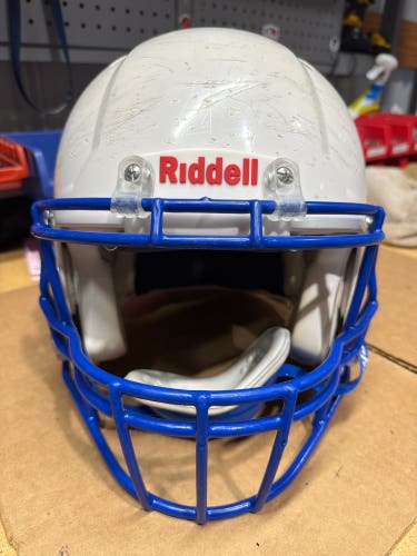 USED RIDDELL SPEED ADULT HELMET - LARGE - WHITE - REJECT