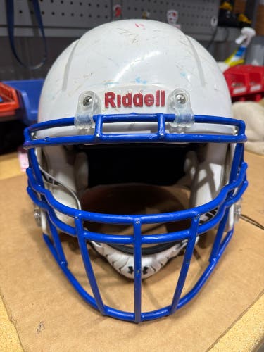 USED RIDDELL SPEED ADULT HELMET - MEDIUM - WHITE
