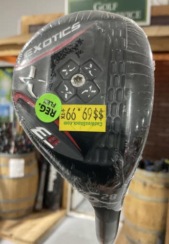 Tour Edge EXOTICS E8 28 #6 Hybrid 39" HOT LAUNCH 60 Regular Flex RH