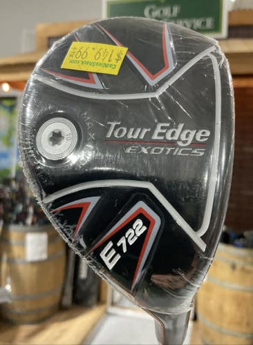 Tour Edge EXOTICS E722 22 #4 Hybrid 39.5" KBS 70 Regular Flex Graphite Shaft RH