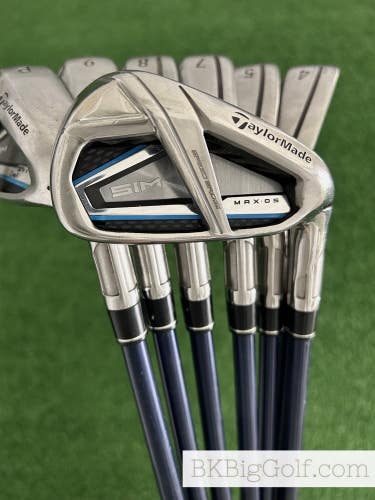 Taylormade Sim Max OS Iron Set 4-P / Fujikura Ventus Regular Graphite
