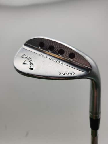 2018 CALLAWAY MACK DADDY 4 PLATINUM CHROME WEDGE 56*/10 STIFF DYNGOLD 35" FAIR