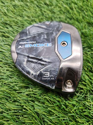 2024 CALLAWAY PARADYM AI SMOKE MAX D 3HL WOOD 16.5* CLUBHEAD ONLY GOOD